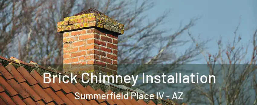 Brick Chimney Installation Summerfield Place IV - AZ