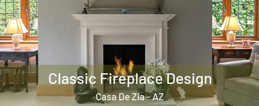 Classic Fireplace Design Casa De Zia - AZ