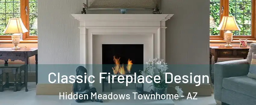 Classic Fireplace Design Hidden Meadows Townhome - AZ