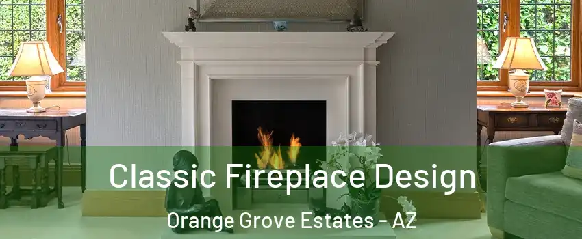 Classic Fireplace Design Orange Grove Estates - AZ
