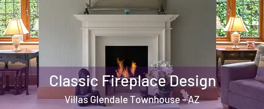 Classic Fireplace Design Villas Glendale Townhouse - AZ