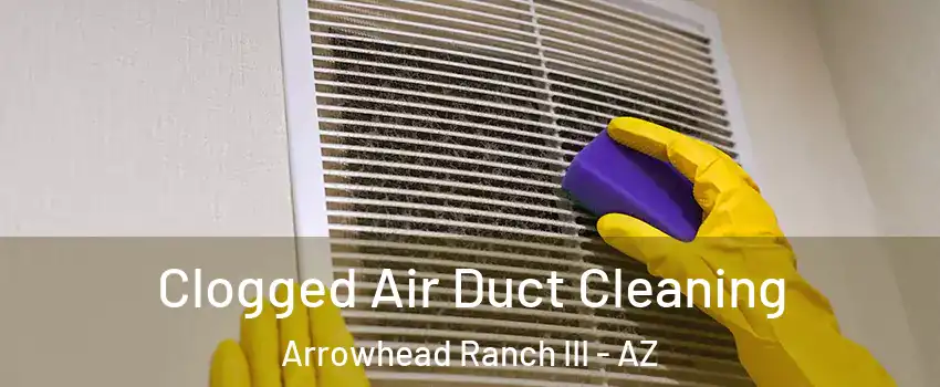 Clogged Air Duct Cleaning Arrowhead Ranch III - AZ