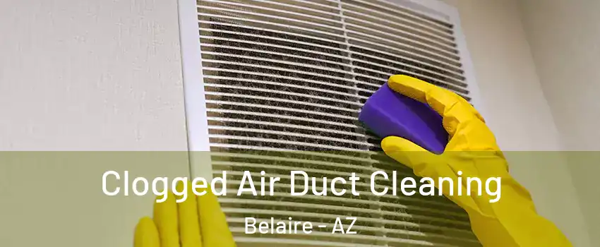 Clogged Air Duct Cleaning Belaire - AZ
