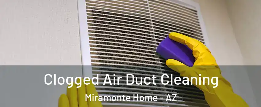 Clogged Air Duct Cleaning Miramonte Home - AZ
