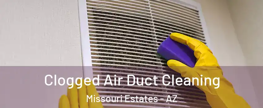 Clogged Air Duct Cleaning Missouri Estates - AZ
