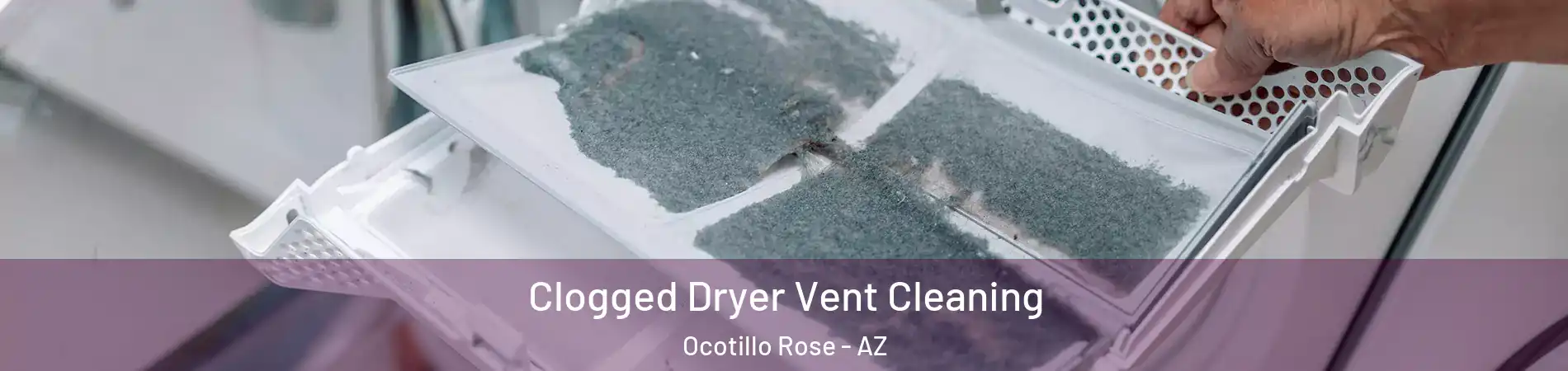 Clogged Dryer Vent Cleaning Ocotillo Rose - AZ