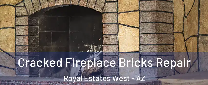 Cracked Fireplace Bricks Repair Royal Estates West - AZ