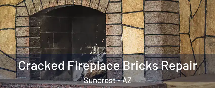 Cracked Fireplace Bricks Repair Suncrest - AZ