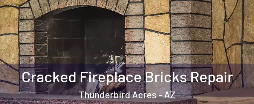 Cracked Fireplace Bricks Repair Thunderbird Acres - AZ