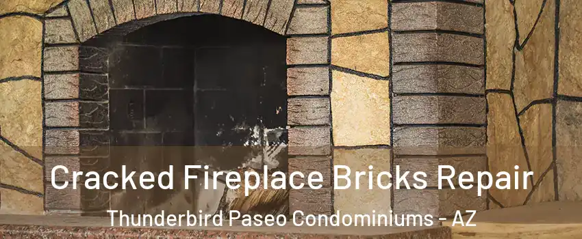 Cracked Fireplace Bricks Repair Thunderbird Paseo Condominiums - AZ
