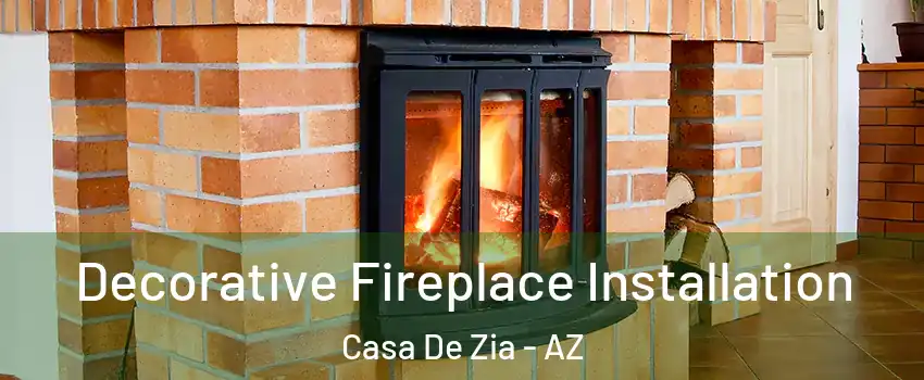Decorative Fireplace Installation Casa De Zia - AZ