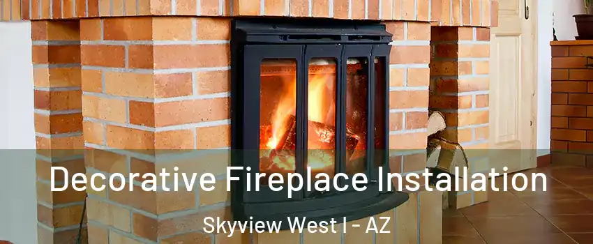 Decorative Fireplace Installation Skyview West I - AZ