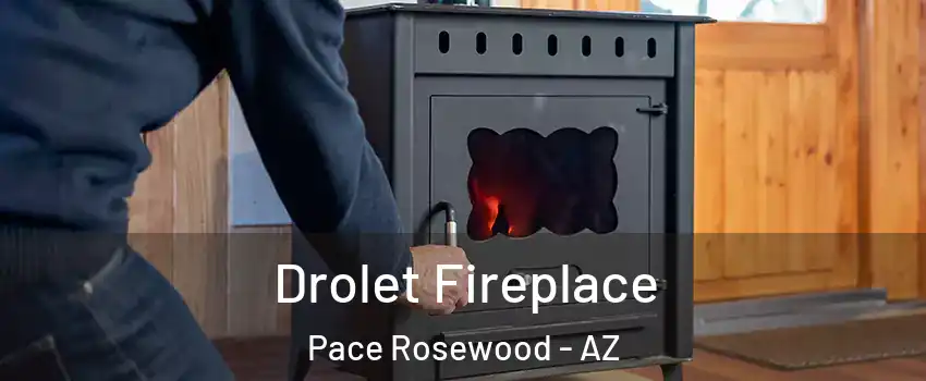 Drolet Fireplace Pace Rosewood - AZ