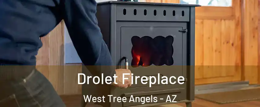 Drolet Fireplace West Tree Angels - AZ