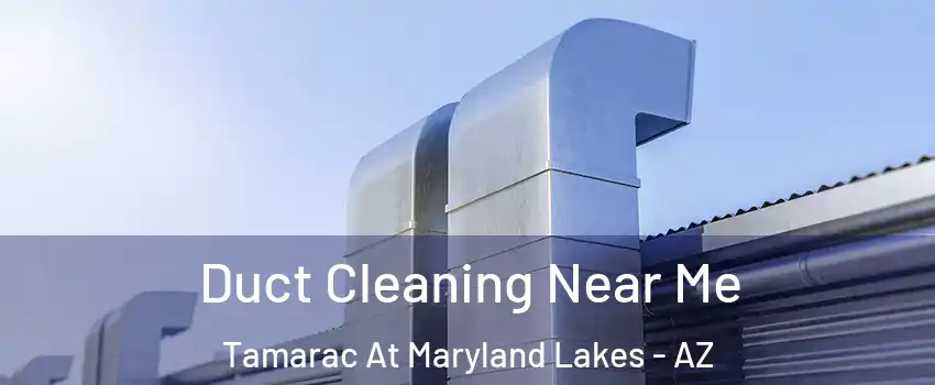 Duct Cleaning Near Me Tamarac At Maryland Lakes - AZ