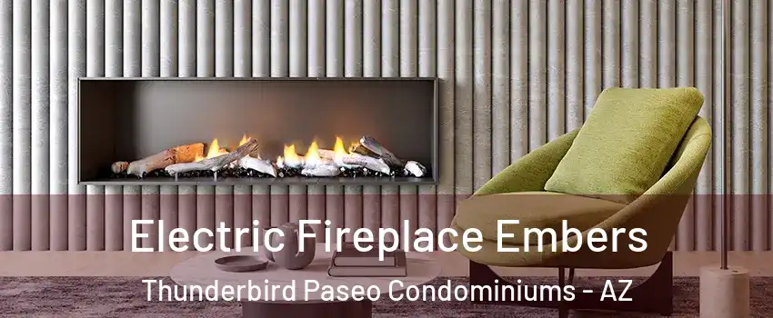 Electric Fireplace Embers Thunderbird Paseo Condominiums - AZ