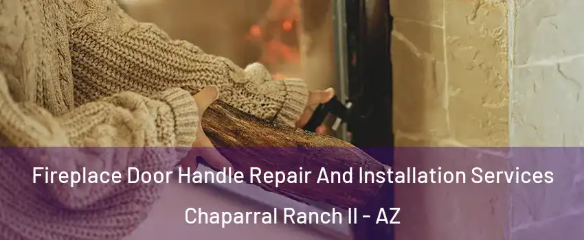 Fireplace Door Handle Repair And Installation Services Chaparral Ranch II - AZ