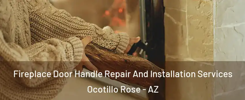 Fireplace Door Handle Repair And Installation Services Ocotillo Rose - AZ