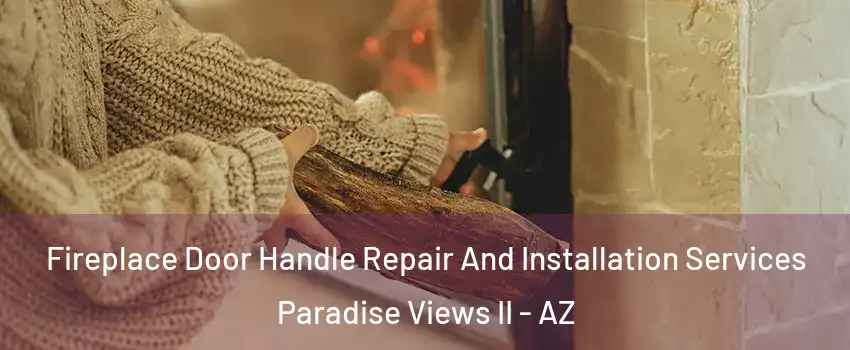 Fireplace Door Handle Repair And Installation Services Paradise Views II - AZ