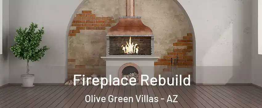 Fireplace Rebuild Olive Green Villas - AZ