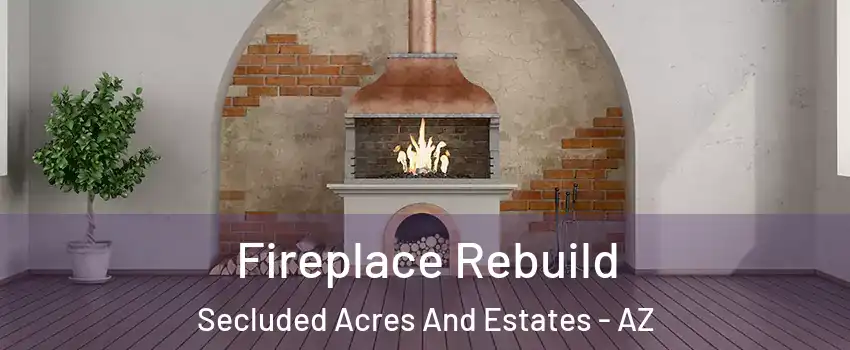 Fireplace Rebuild Secluded Acres And Estates - AZ