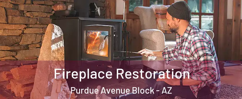 Fireplace Restoration Purdue Avenue Block - AZ