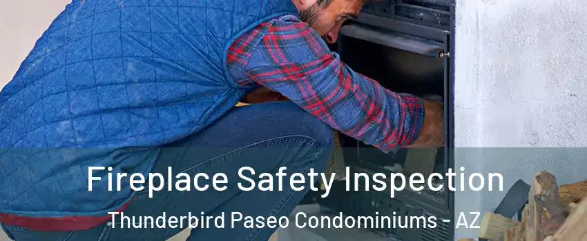 Fireplace Safety Inspection Thunderbird Paseo Condominiums - AZ