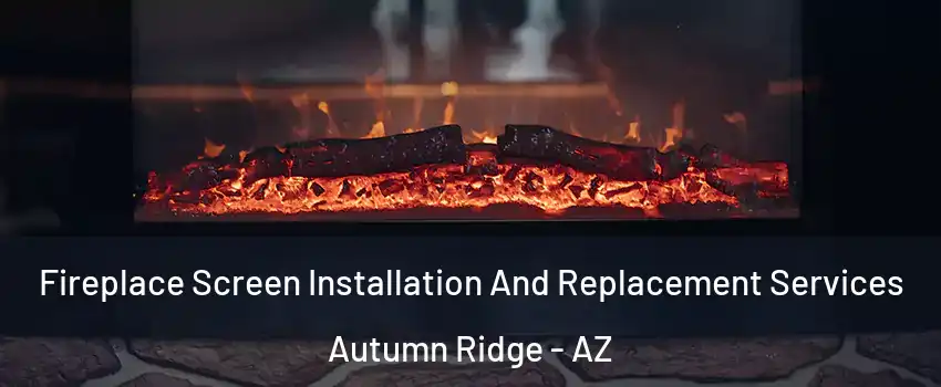 Fireplace Screen Installation And Replacement Services Autumn Ridge - AZ