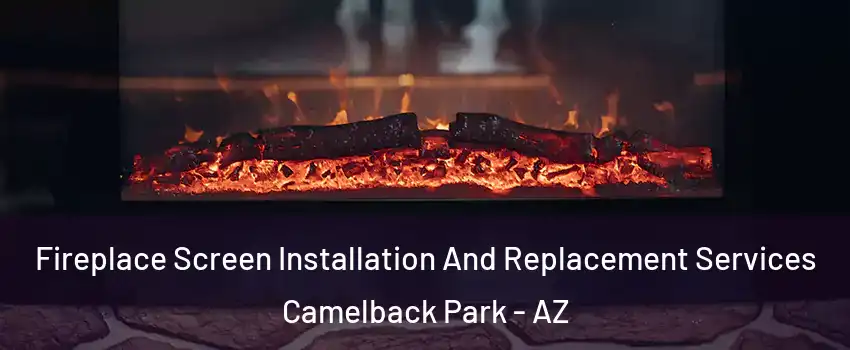 Fireplace Screen Installation And Replacement Services Camelback Park - AZ