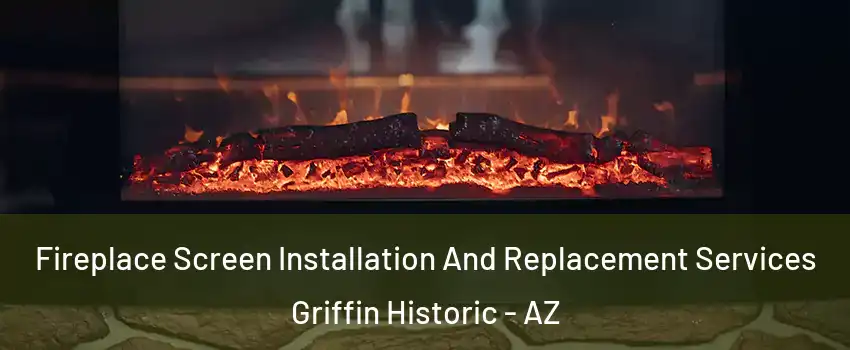 Fireplace Screen Installation And Replacement Services Griffin Historic - AZ