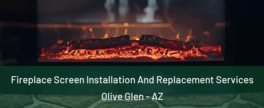 Fireplace Screen Installation And Replacement Services Olive Glen - AZ