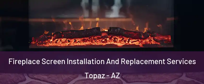 Fireplace Screen Installation And Replacement Services Topaz - AZ
