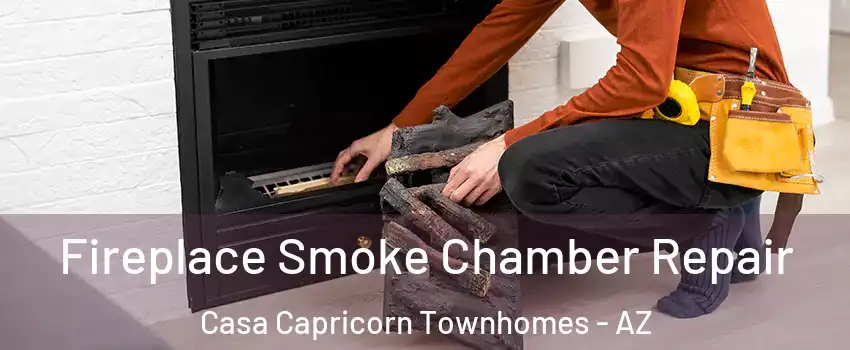 Fireplace Smoke Chamber Repair Casa Capricorn Townhomes - AZ