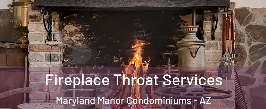 Fireplace Throat Services Maryland Manor Condominiums - AZ