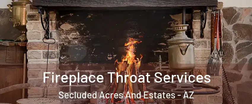 Fireplace Throat Services Secluded Acres And Estates - AZ