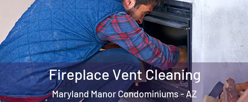 Fireplace Vent Cleaning Maryland Manor Condominiums - AZ