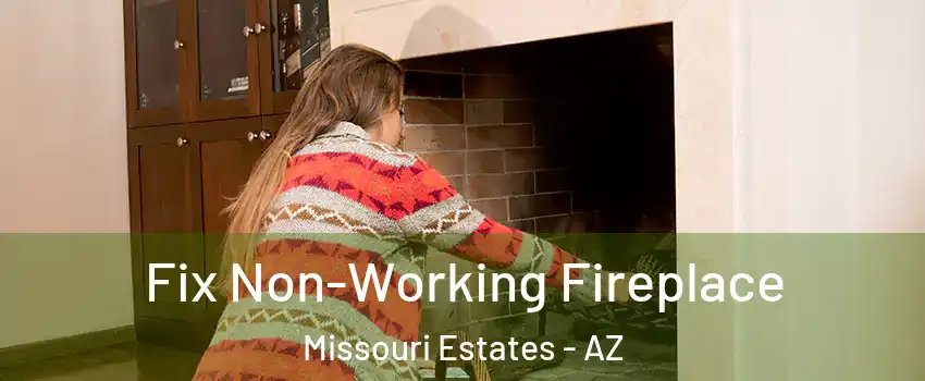 Fix Non-Working Fireplace Missouri Estates - AZ
