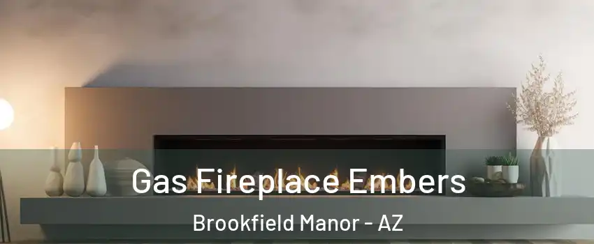 Gas Fireplace Embers Brookfield Manor - AZ