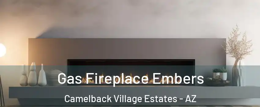Gas Fireplace Embers Camelback Village Estates - AZ