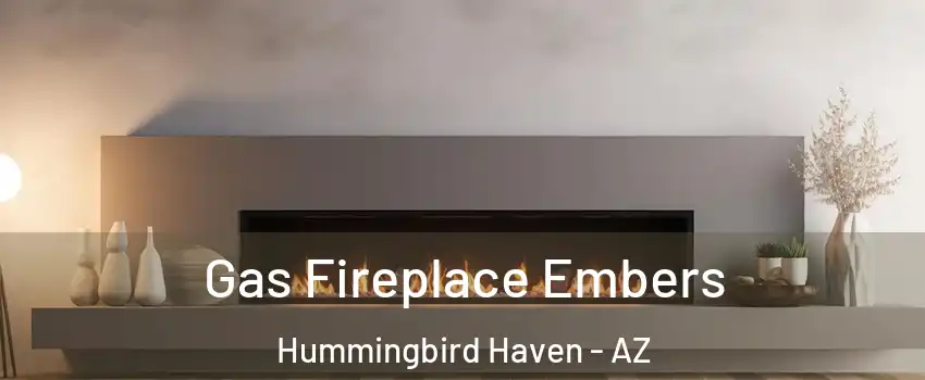 Gas Fireplace Embers Hummingbird Haven - AZ