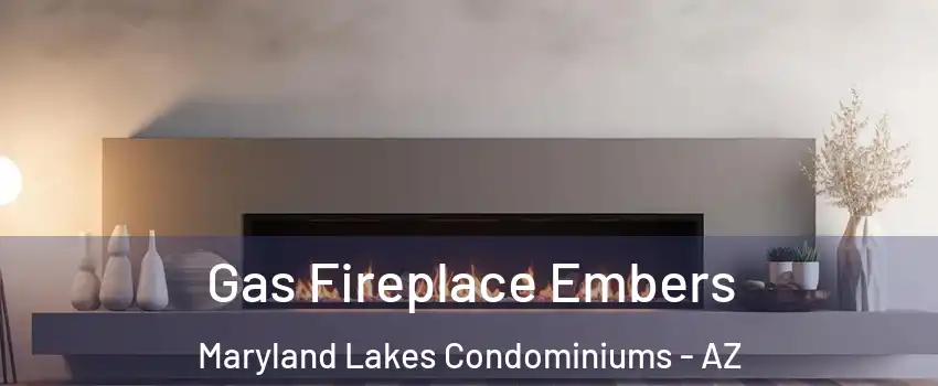 Gas Fireplace Embers Maryland Lakes Condominiums - AZ