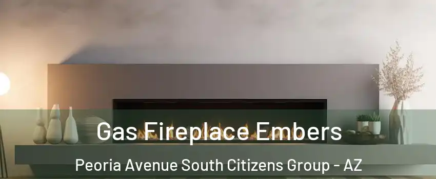 Gas Fireplace Embers Peoria Avenue South Citizens Group - AZ