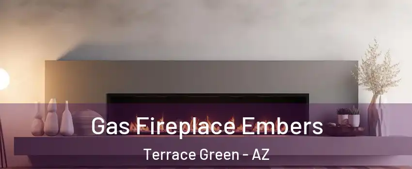 Gas Fireplace Embers Terrace Green - AZ