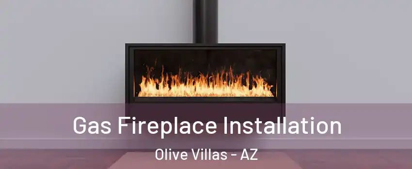 Gas Fireplace Installation Olive Villas - AZ
