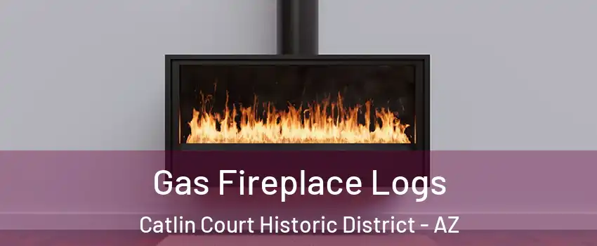 Gas Fireplace Logs Catlin Court Historic District - AZ