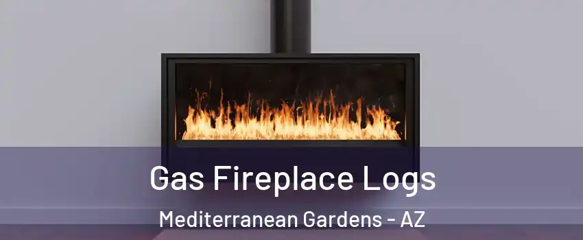 Gas Fireplace Logs Mediterranean Gardens - AZ