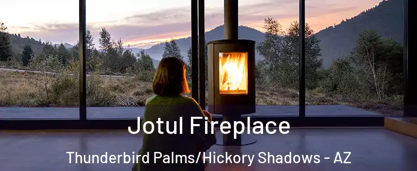 Jotul Fireplace Thunderbird Palms/Hickory Shadows - AZ