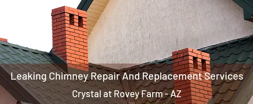Leaking Chimney Repair And Replacement Services Crystal at Rovey Farm - AZ