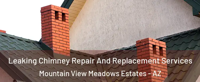 Leaking Chimney Repair And Replacement Services Mountain View Meadows Estates - AZ
