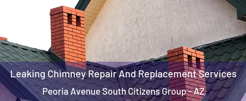 Leaking Chimney Repair And Replacement Services Peoria Avenue South Citizens Group - AZ